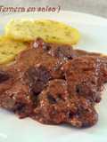 Fricandó. (Ternera en salsa)
