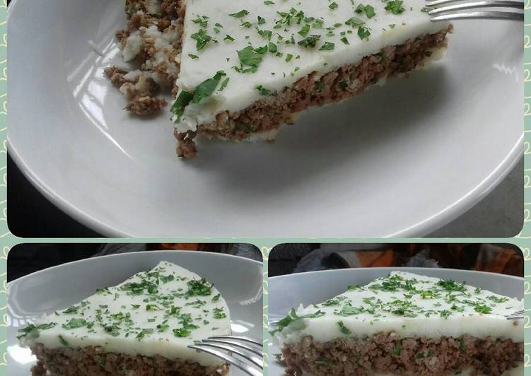 Pastel de carne y papa