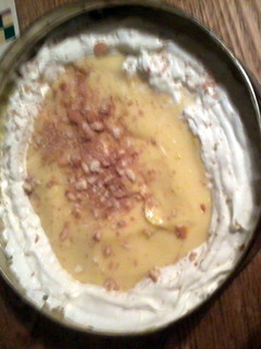 A picture of G-Ma's Banana Pudding.