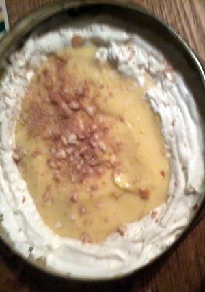 A picture of G-Ma's Banana Pudding.