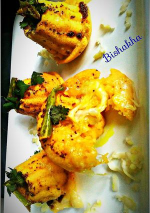 A picture of Cheesy Dhokla.