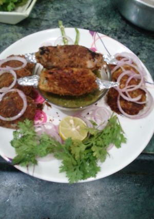 A picture of Razma galooti kabab.