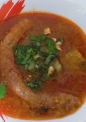صورة لوصفة شوربة فريك ياخويا ياخويا
