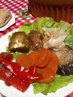 Una foto de Verduras a la vinagreta