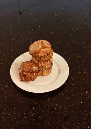 A picture of Cherry Almond Shortbread Cookies.