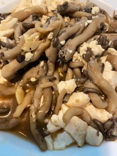 Hình của món Nấm sốt đậu.