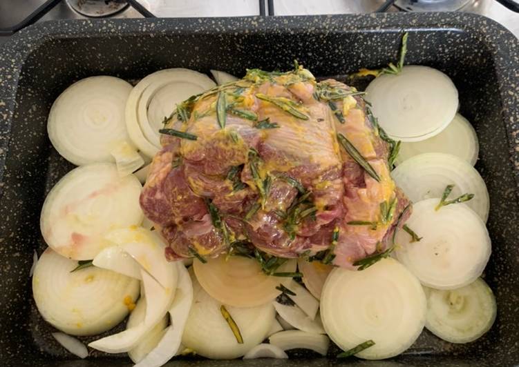 Recipe of Any-night-of-the-week Slow roasted lamb shoulder