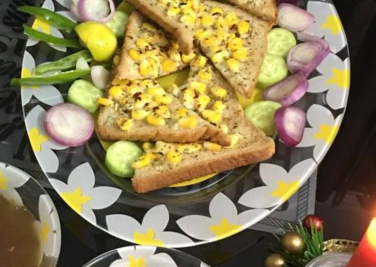 Steps to Make Any-night-of-the-week Corn toast