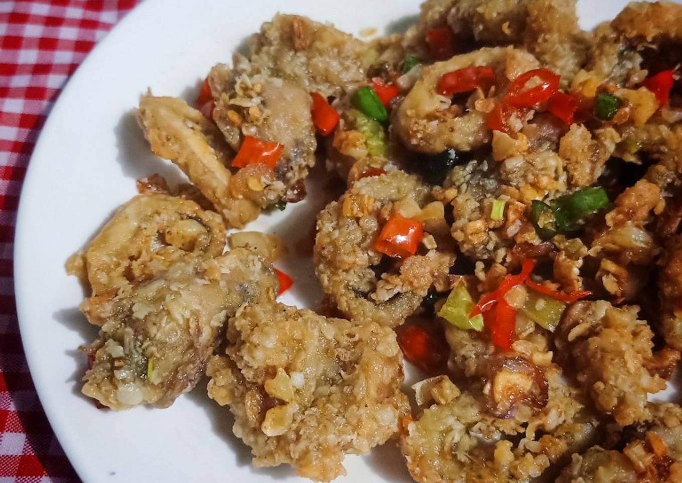 Cumi goreng Oatmeal