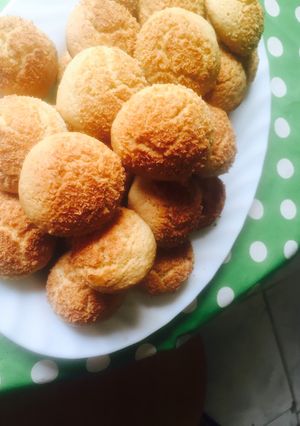 صورة لوصفة طريقة عمل بسكويت بجوز الهند