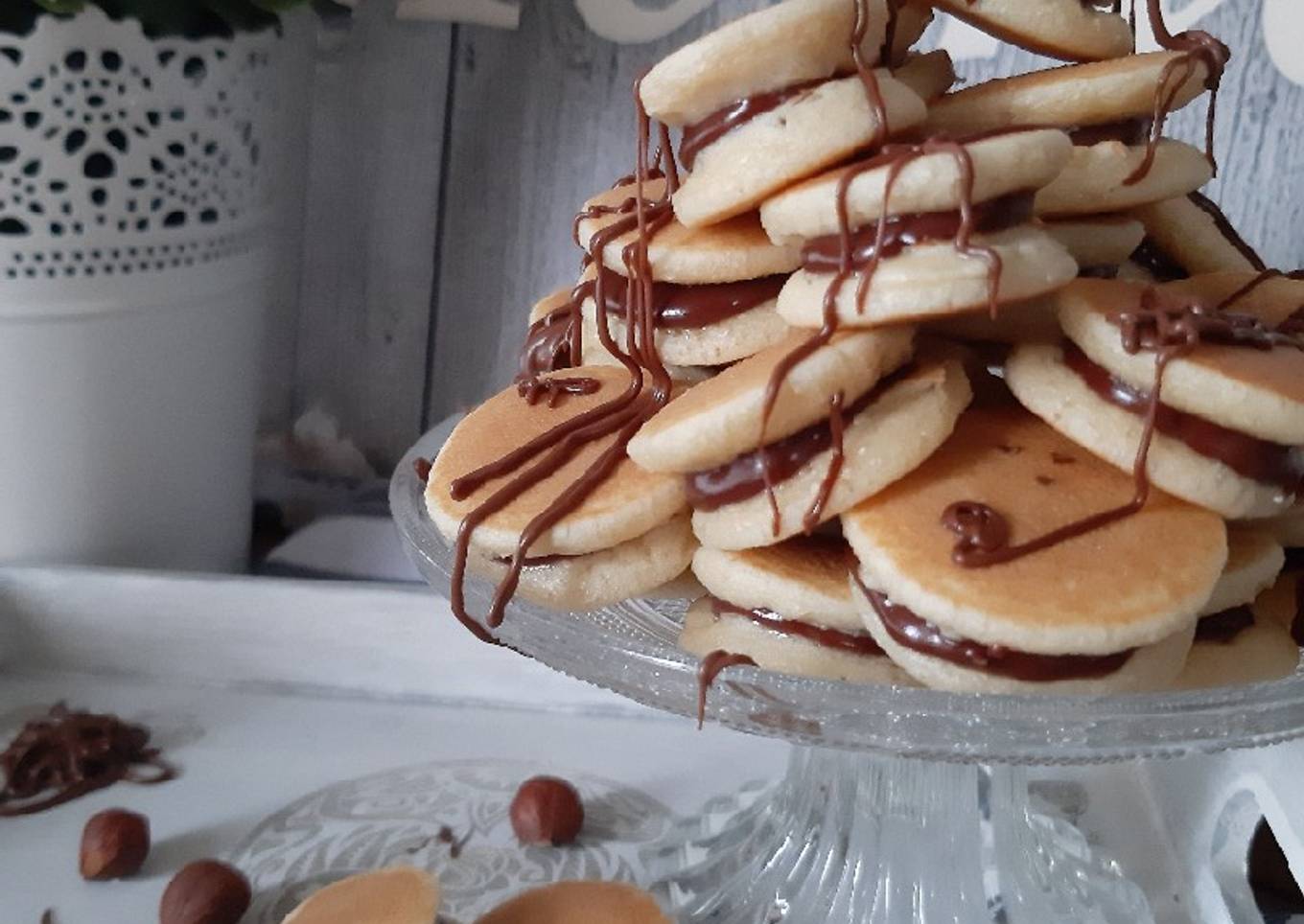 Mini tortitas rellenas