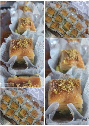 صورة لوصفة السورية(بقلاوة جوز الهند)