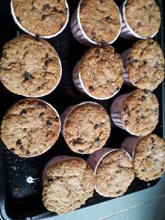 Foto resep Banana muffin coklat chips (no mixer)