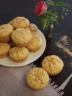عکسی از دستور کاپ کیک کره بادام زمینی😍