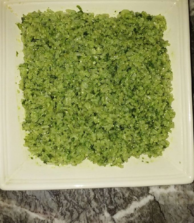 Una foto de Arroz verde
