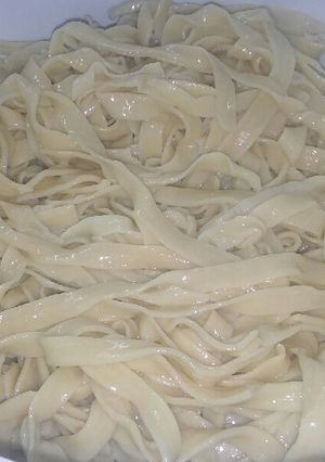 Una foto de Fideos caseros