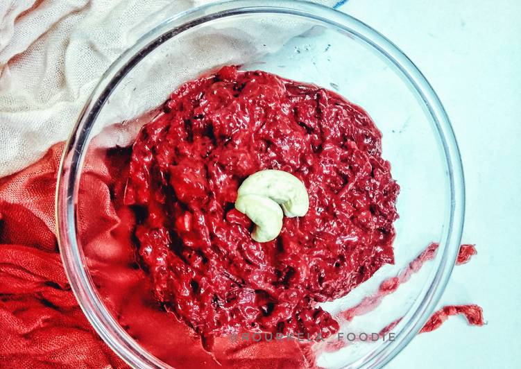 Recipe of Quick Beetroot halwa