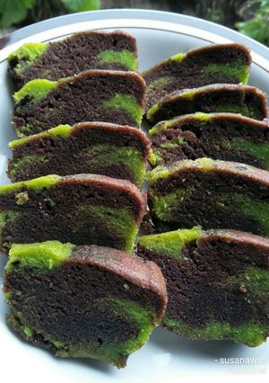 Foto resep Brownies choco pandan #tantanganakhirtahun