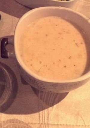 صورة لوصفة طريقة عمل شوربة الشوفان بكريمة الخضار