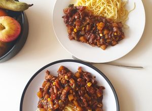 Hình của món Mì tương đen Hàn Quốc.