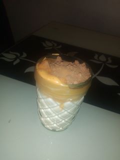 Dolgano coffe with bournvita sprinkles ainihin hoton girkin