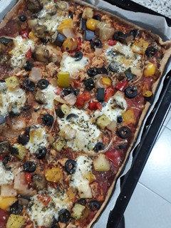 Una foto de Pizza de espelta