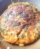 Omelette de Espinacas y Cebolla! Divina y nutritiva 😍