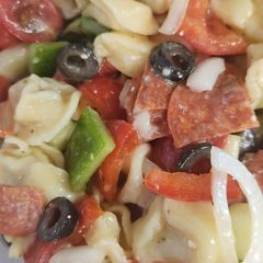 A picture of Tortellini Pasta Salad.