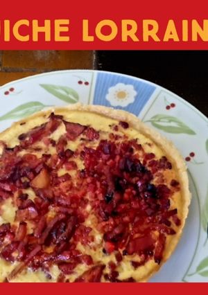 Una foto de Quiche Lorraine en olla de cocción lenta | Crockpot | Karito en la cocina