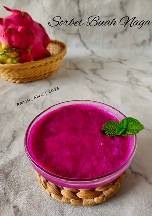 Foto resep Sorbet Buah Naga