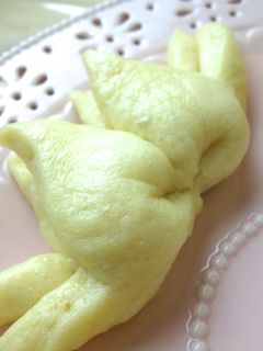影音示範 中式麵點 造型饅頭 雙桃夾 的食譜成品照片