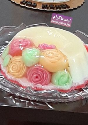 عکسی از دستور ژله ویترینی
