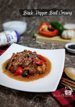 Foto resep 256. Black Pepper Beef Creamy