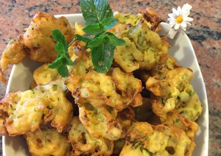 Frittelle vegetariane al profumo di mentuccia