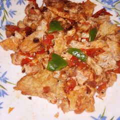 A picture of Fried omelette.