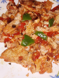 A picture of Fried omelette.