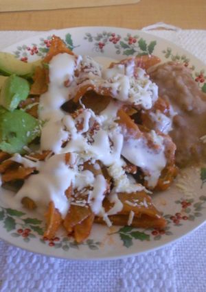 Una foto de Chilaquiles