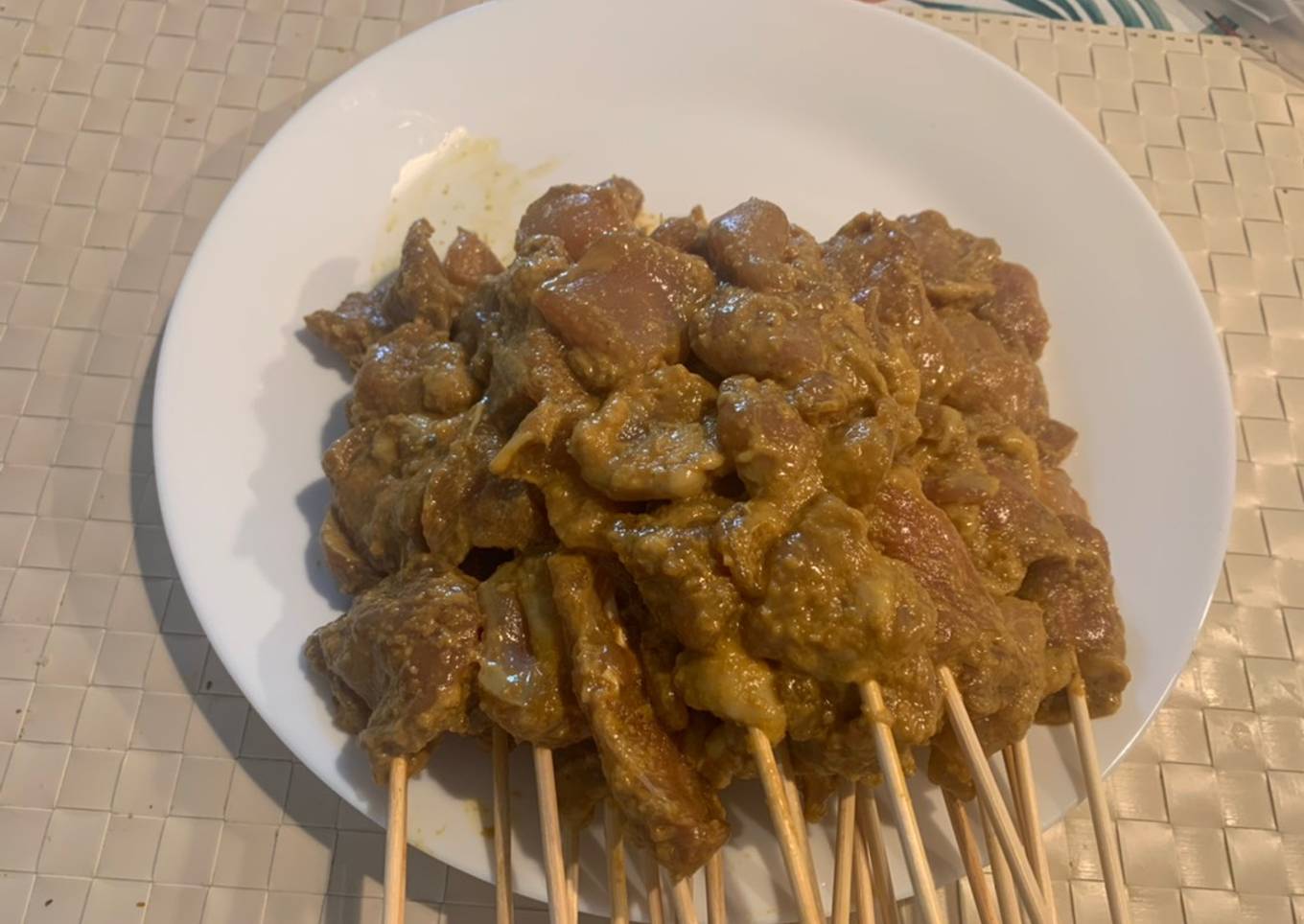 Marinate sate ayam