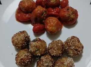 Foto di 404 * Polpette di vitello, zucchine e grana 🥩🥒🧀 in airfryer