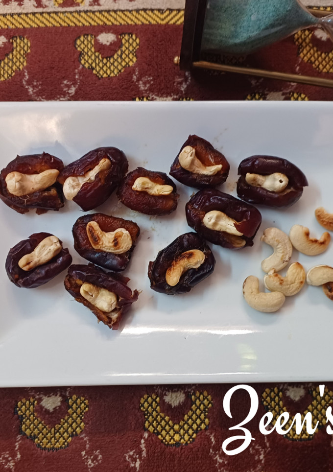 A picture of A Date with Cashewnuts.