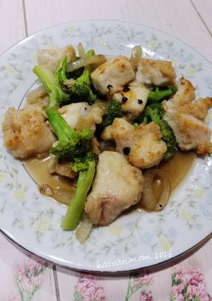 Foto resep Cah Ayam Brokoli Lada Hitam