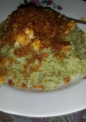 Foto resep Nasi goreng ijo pedes