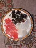 Coffee Jelly Sago Dessert (Sago Kopi Jelly)