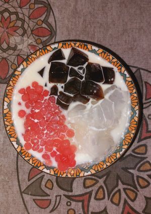 Foto resep Coffee Jelly Sago Dessert (Sago Kopi Jelly)