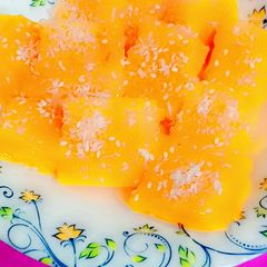 A picture of Homemade Orange jelly.