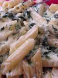 Pasta with Cheese and Spinach