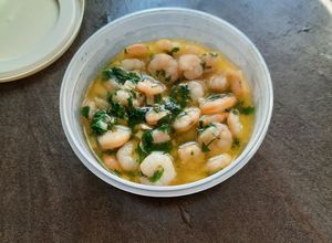 Foto principal de Gambas peladas al ajillo. Fácil y rápido