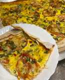 Піца на лаваші з фаршем🍕