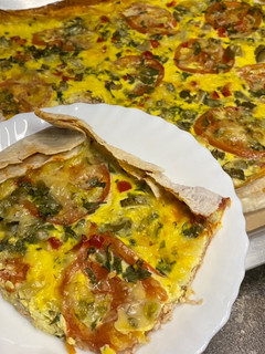 Фото Піца на лаваші з фаршем🍕.