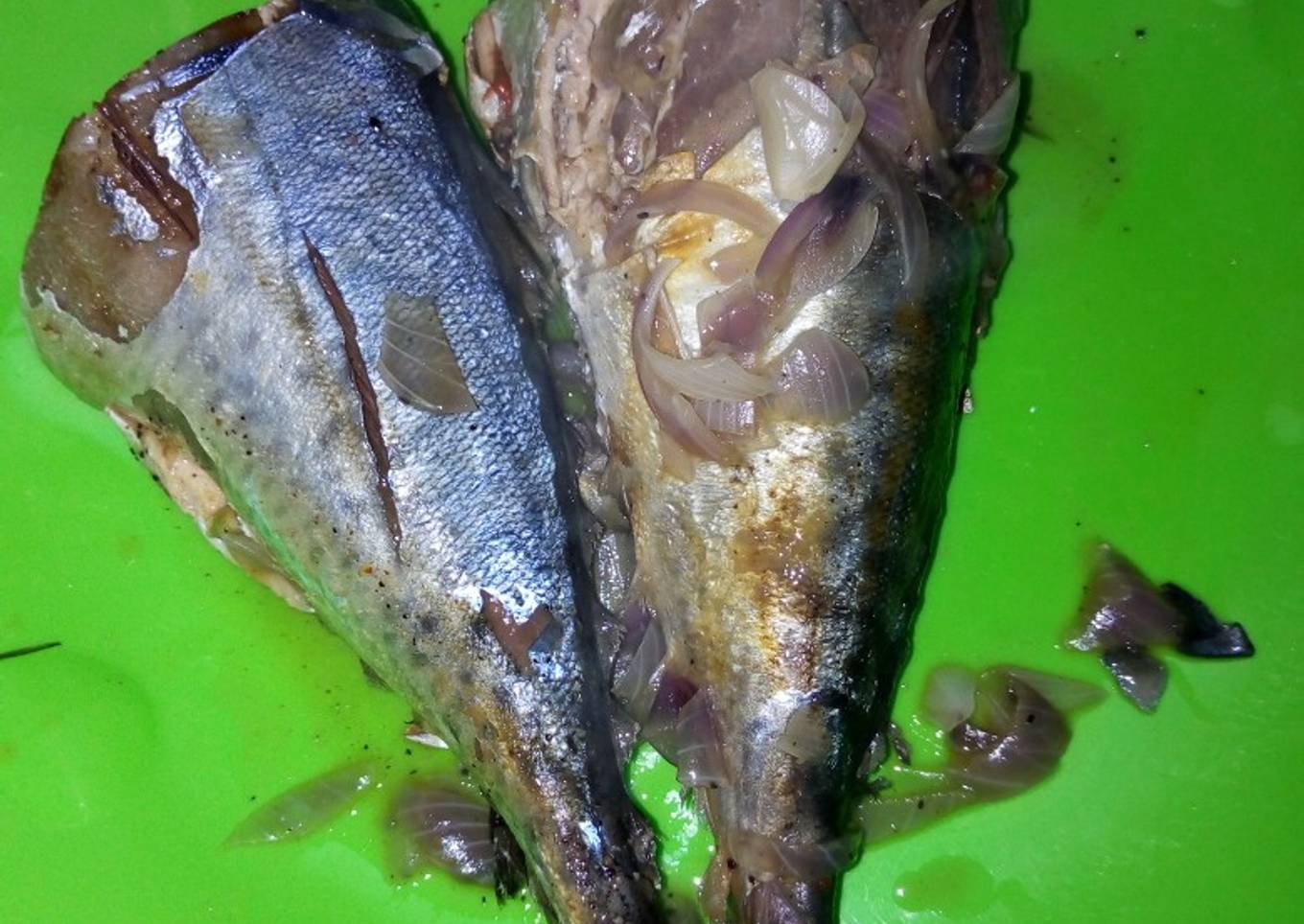 Parboiled fish